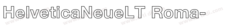 HelveticaNeueLT Roma字体转换